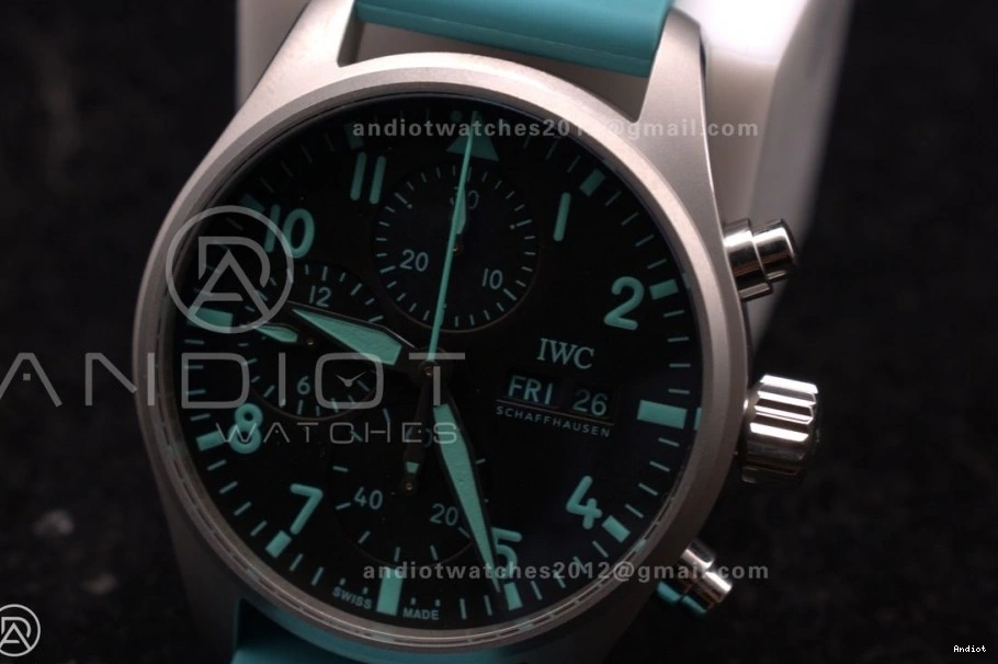 Factory Petronas 1:1 ONE FORMULA TW IWC Mercedes-AMG 2023 Chronograph Best  TEAM Green IW388106  0307